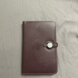 Hermes Brown Leather Key & Card Holder